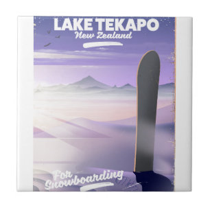 Carreau réservez un voyage aujourd'hui lac Tekapo Nouvelle