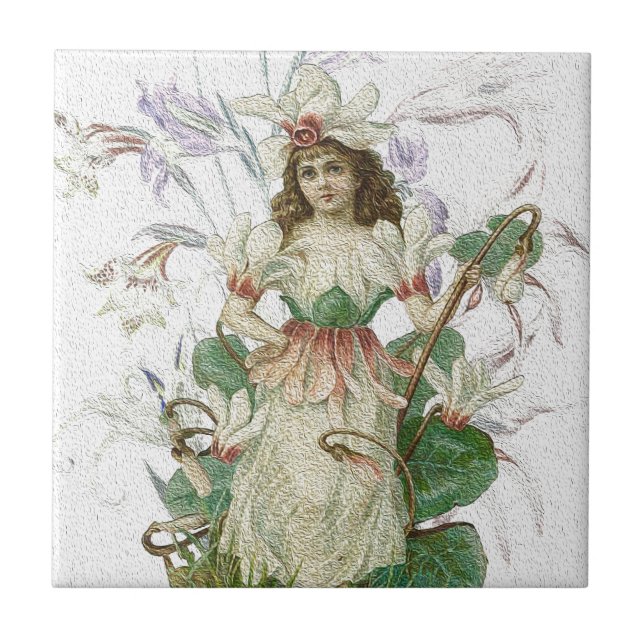 Carreau Ressort 1 - Ange de jardin (Devant)