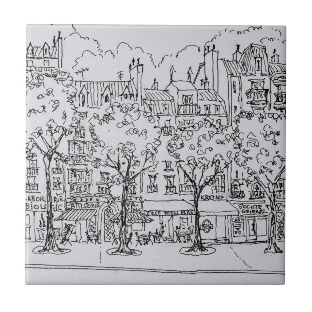 Carreau Restaurant Boulevard Montparnasse| Paris, France (Devant)