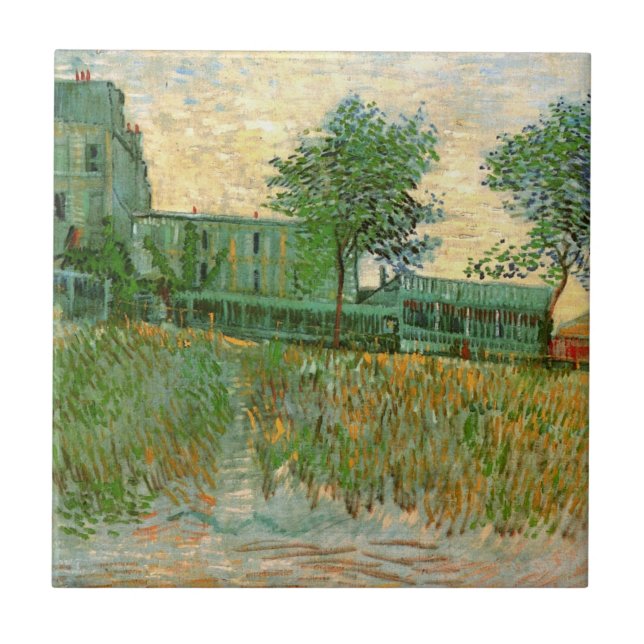 Carreau Restaurant Sirene, Asnières par Vincent van Gogh (Devant)