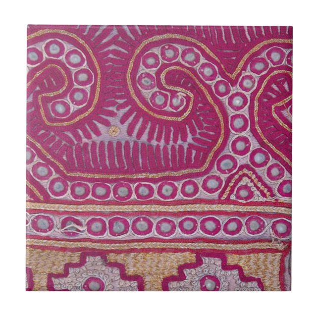 Carreau Reste afghani 2 de textile de tuile (Devant)