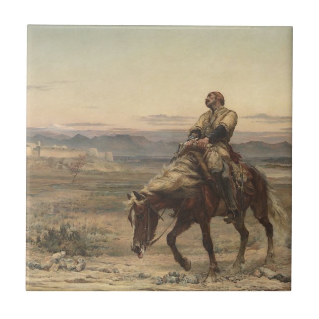 Carreau Restes d'une armée (par Elizabeth Thompson) (Devant)