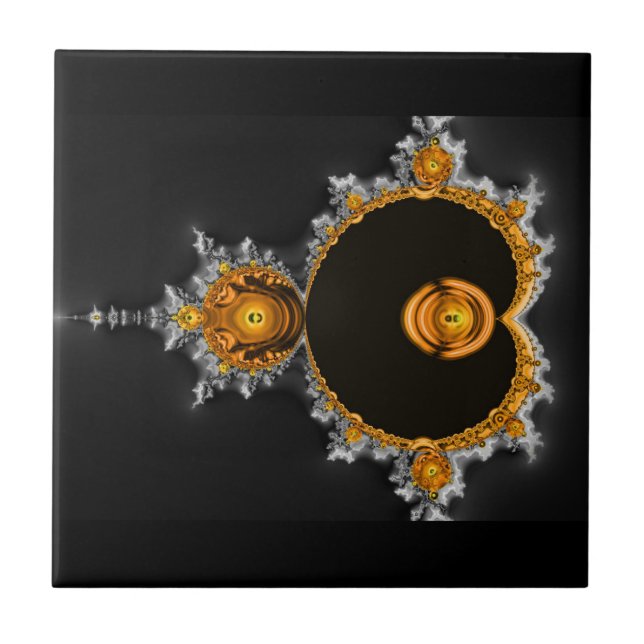 Carreau Rêve d'or. Le Fameux Ensemble Complet Mandelbrot (Devant)