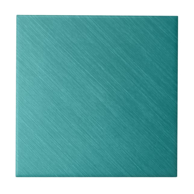 Carreau Revêtement Turquoise en métal brossé kash001 (Devant)