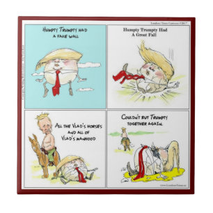 Carreau Rick London "Trumpty Dumpty" Drôle Carrelage en cé