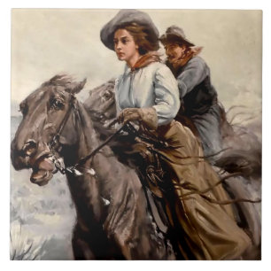 Carreau « Riding the Range » de WHD Koerner