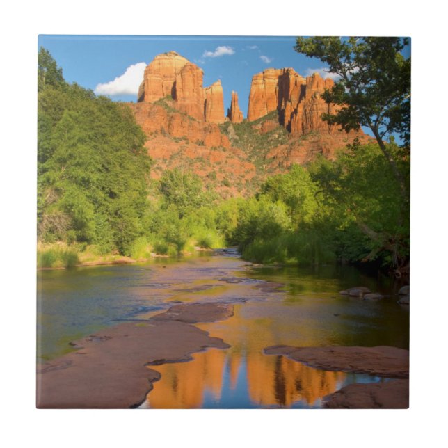 Carreau Rivière à Red Rock Crossing, Arizona (Devant)