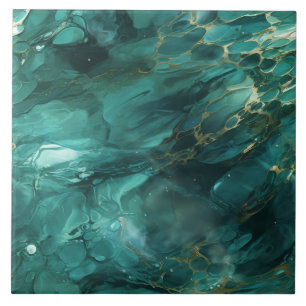 Carreau Rivière Emeraude, Hyper réaliste, sans transparenc