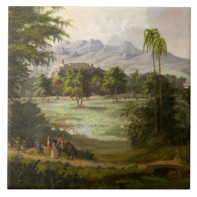 Carreau Robert Scott Duncanson - Château de Chapultpec (Devant)