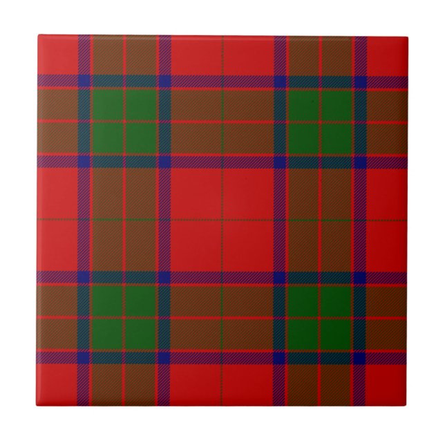 Carreau Robertson tartson rouge vert plaid (Devant)