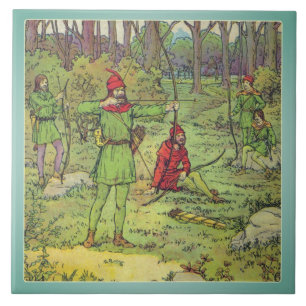 Carreau Robin des Bois dans la forêt 