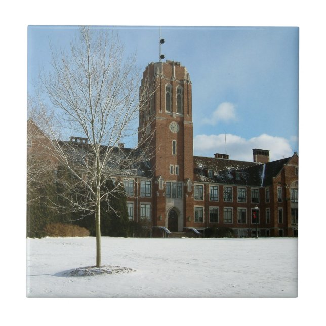 Carreau Rockwell en hiver au Grove City College (Devant)