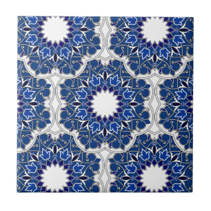 Carreau Rococo Indigo magnifique