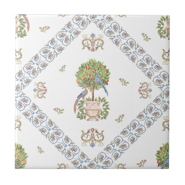 Carreau Roman Mosaic Tile – Classic Wall Art. (Devant)