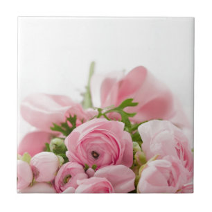 Carreau Romantique Mariage Love Soft Rose Flower Bouquet