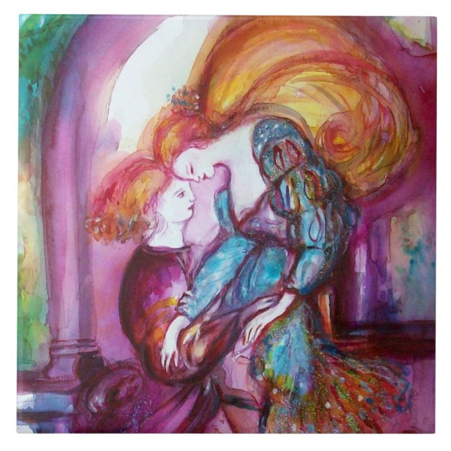 Carreau ROMEO ET JULIET Romantique Saint Valentin (Devant)