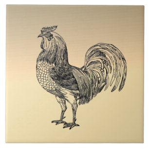 Carreau Rooster rustique