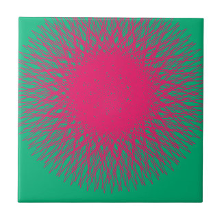 Carreau rose abstrait
