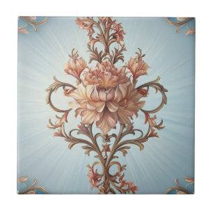 Carreau Rose Baroque  