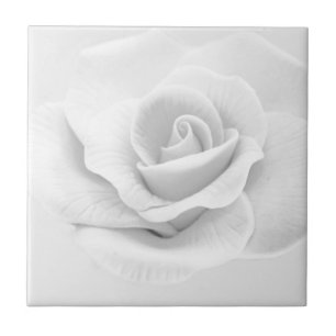 Carreau Rose blanche