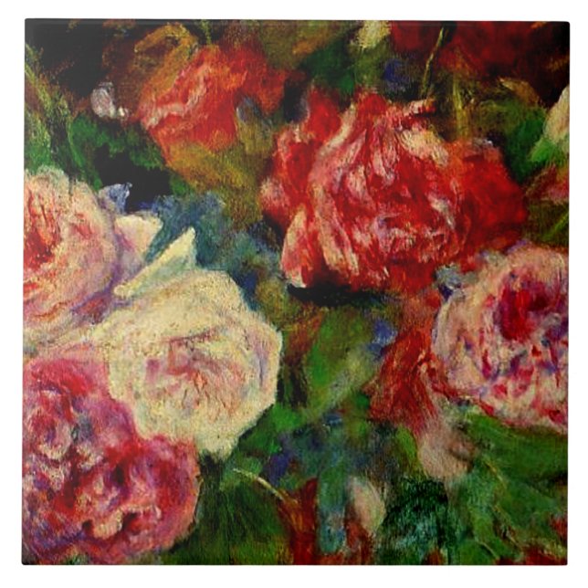 Carreau Rose, célèbre peinture Renoir, (Devant)