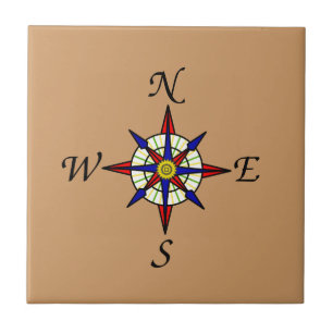 Carreau Rose Compass Tan