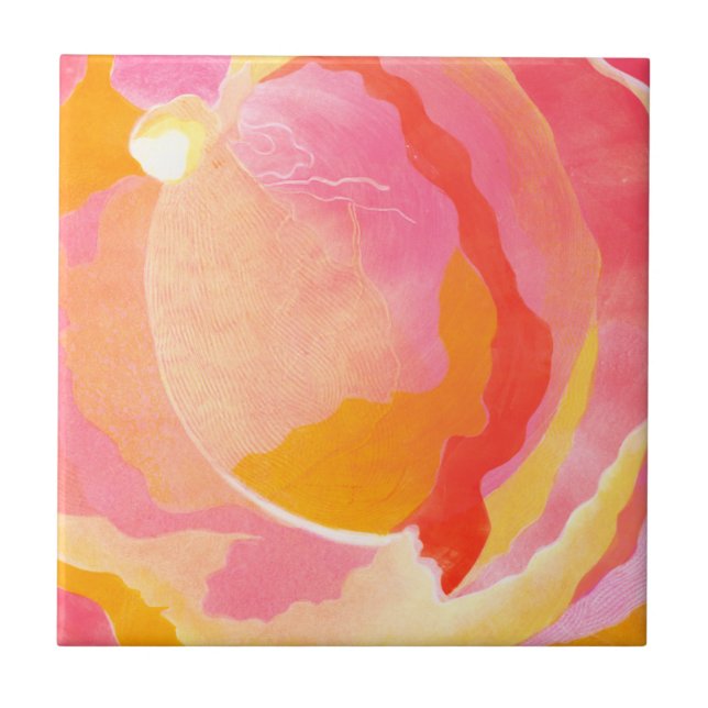 Carreau Rose de chou III (Devant)