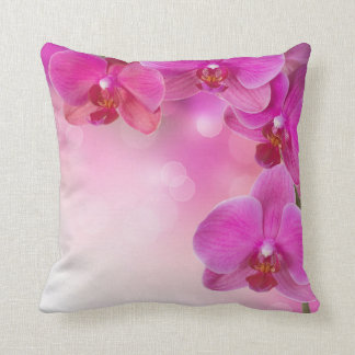 Carreau rose de coussin d'orchidée