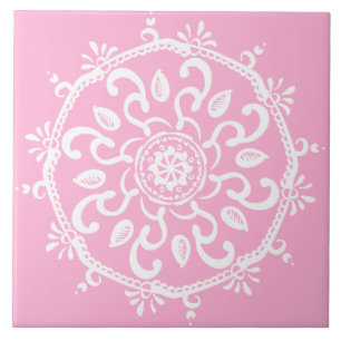 Carreau Rose Mandala