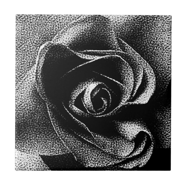 CARREAU ROSE NOIR (Devant)