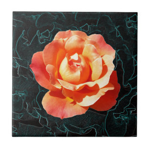 Carreau Rose orange clair