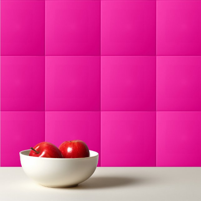Carreau Rose perse solide rose profond (Créateur téléchargé)