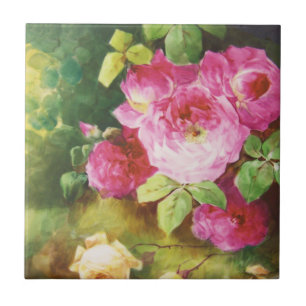 Carreau Rose victorien rose
