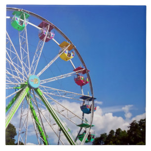 Carreau Roue Ferris colorée