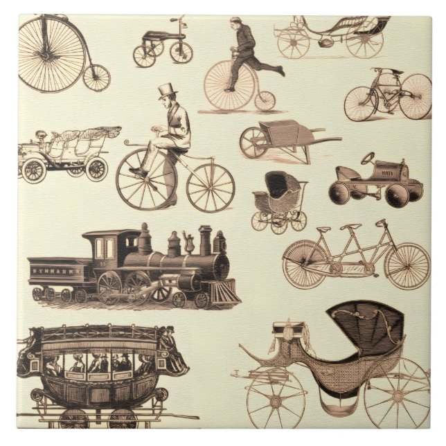 Carreau Roues vintages (Devant)