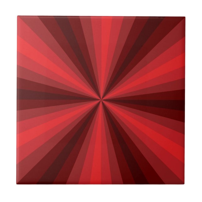 Carreau rouge illusion optique (Devant)