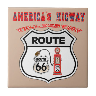 Carreau route 66 l'Amérique higway gifts