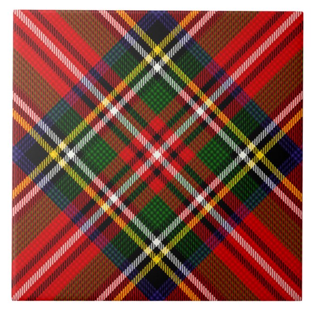 Carreau Royal Stewart Clan Tartan Plaid (Devant)
