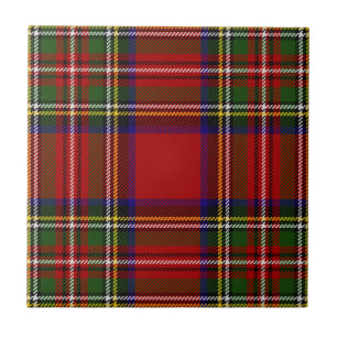 Carreau Royal Stewart Clan Tartan Plaid Motif