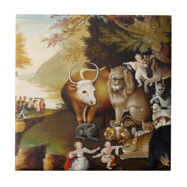 Carreau Royaume pacifique Biche animal classique (Devant)