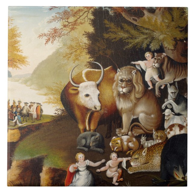 Carreau Royaume pacifique, c.1834 (huile sur toile) (Devant)