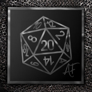 Carreau RPG Crit AF   Imaginaire Tabletop Retro Gamer Dice