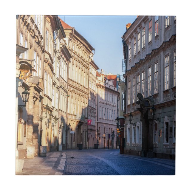 Carreau Rue Celetna dans la vieille ville de Prague (Devant)