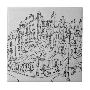 Carreau Rue de Conde Jardin du Luxembourg, Paris
