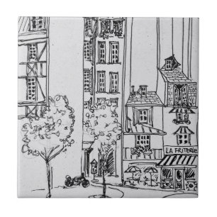 Carreau Rue Saint-Julien-le-Pauvre Paris, France