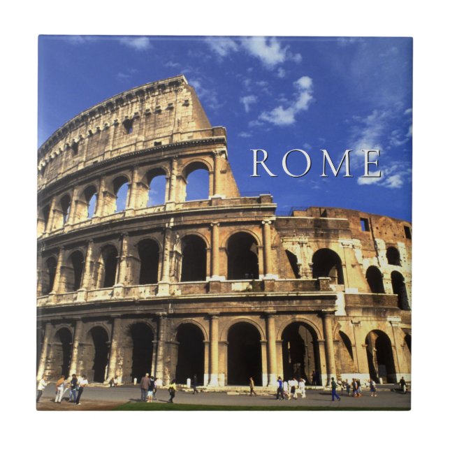 Carreau Ruines célèbres du Colisée | Rome Italie (Devant)