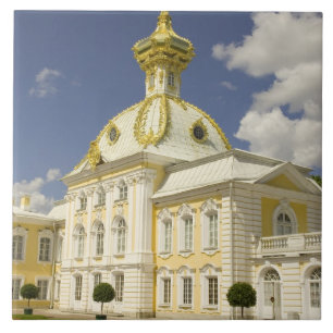 Carreau Russie. Des pétrodvorets. Palais Peterhof. Pierre