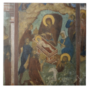 Carreau Russie, Yaroslavl, fresque dans la cathédrale St.