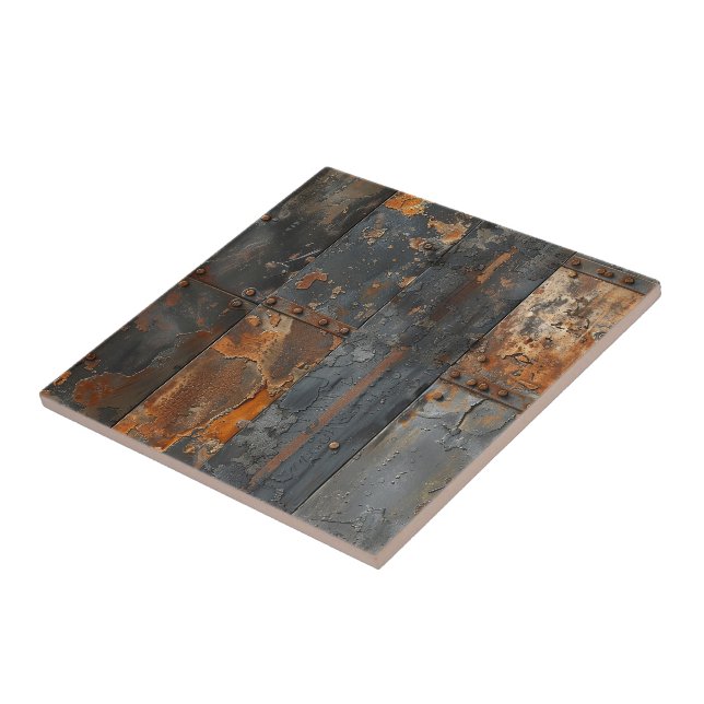 Carreau Rusty Metal Ceramic Tile (Côté)