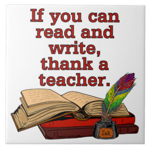 Carreau s31 Si vous pouvez lire et écrire merci à un ensei